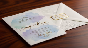 Acabamentos de Convites para um Toque de Luxo no Seu Dia